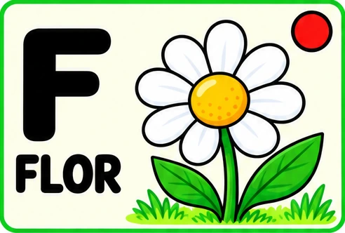 Tarjeta de flor